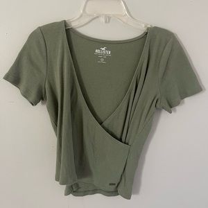 Hollister Green Baby Tee